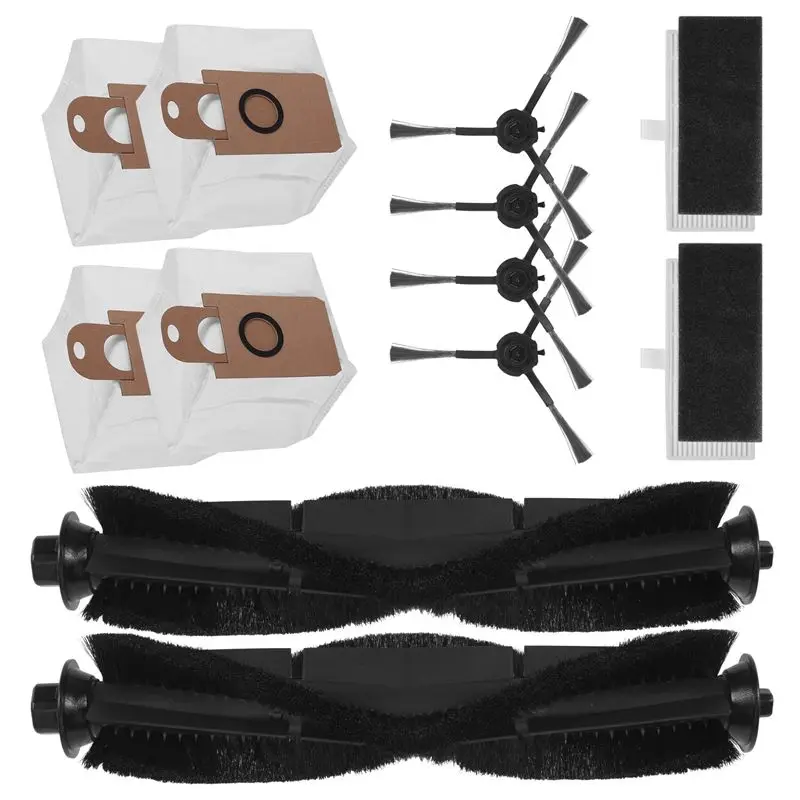 

ABRE-Main Brush Dust Bags Side Brush Hepa Filter Spare Parts For XIAOMI VIOMI S9 Robot Vacuum Cleaner Accessories