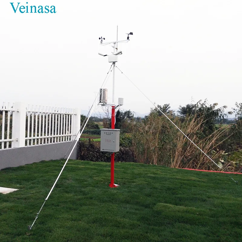 Visibility Weather Station for Flight Base in Nanjing-RAWS207 Veinasa Brand 220V 3.5m Monitoring Temperature Humidity Wind Speed