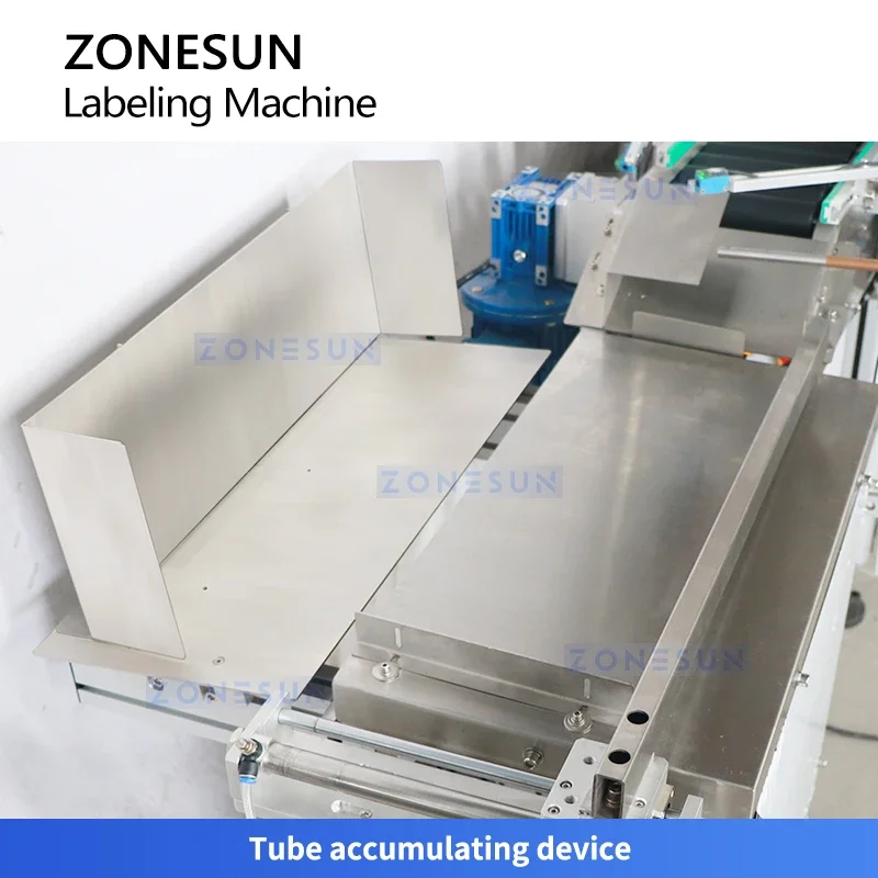 Zonesun Automatisierter Röhrenetikettierer, leerer Röhrenetikettenapplikator, Etikettiersystem für unversiegelte Röhren, ZS-TB160H