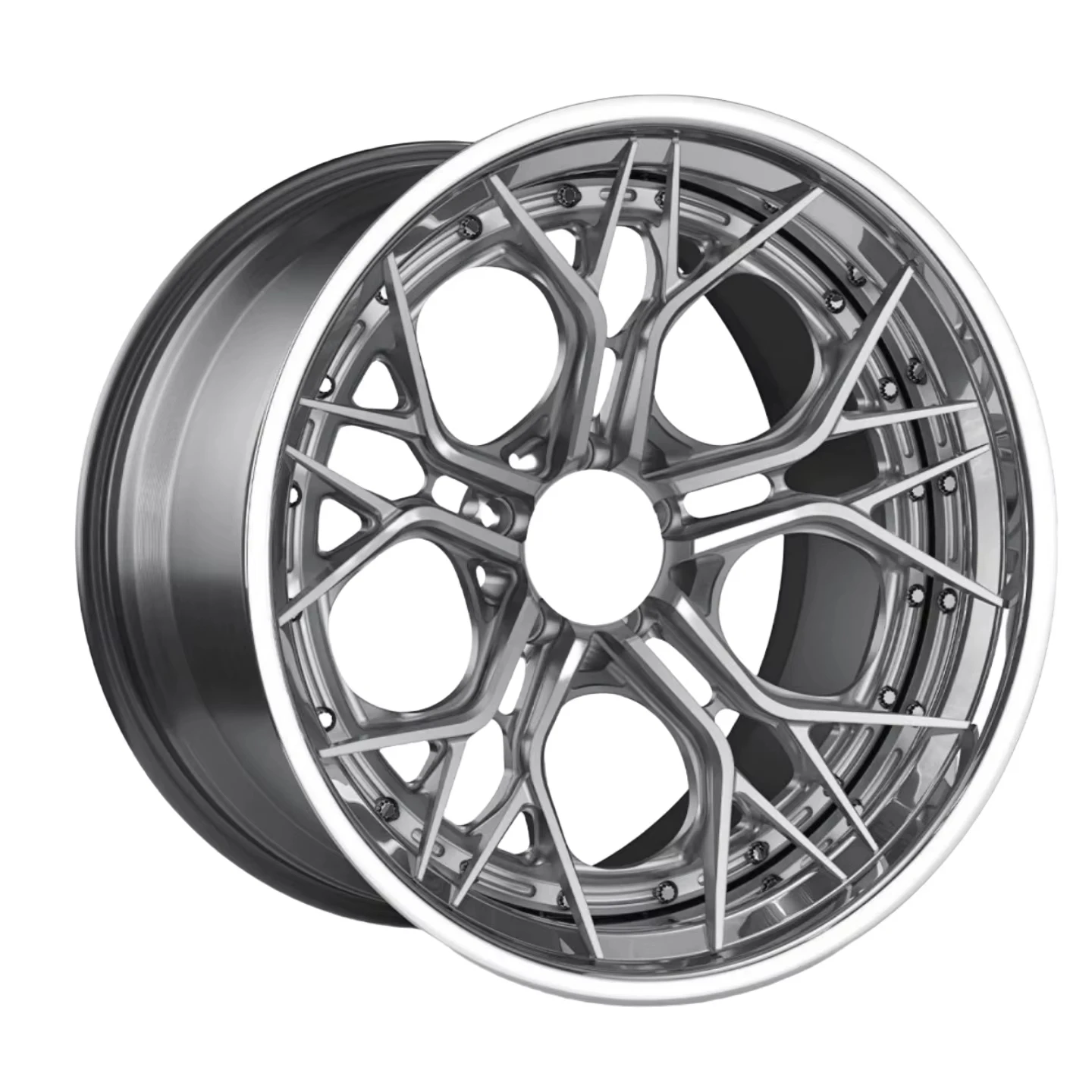 

BKU Carbon Fiber 2 Piece Forged Wheels with Deep Concave 5x130 Alloy Rim 20 21 22 Inch Luxury for porsche 911 Gt3 rs 911 Taycan