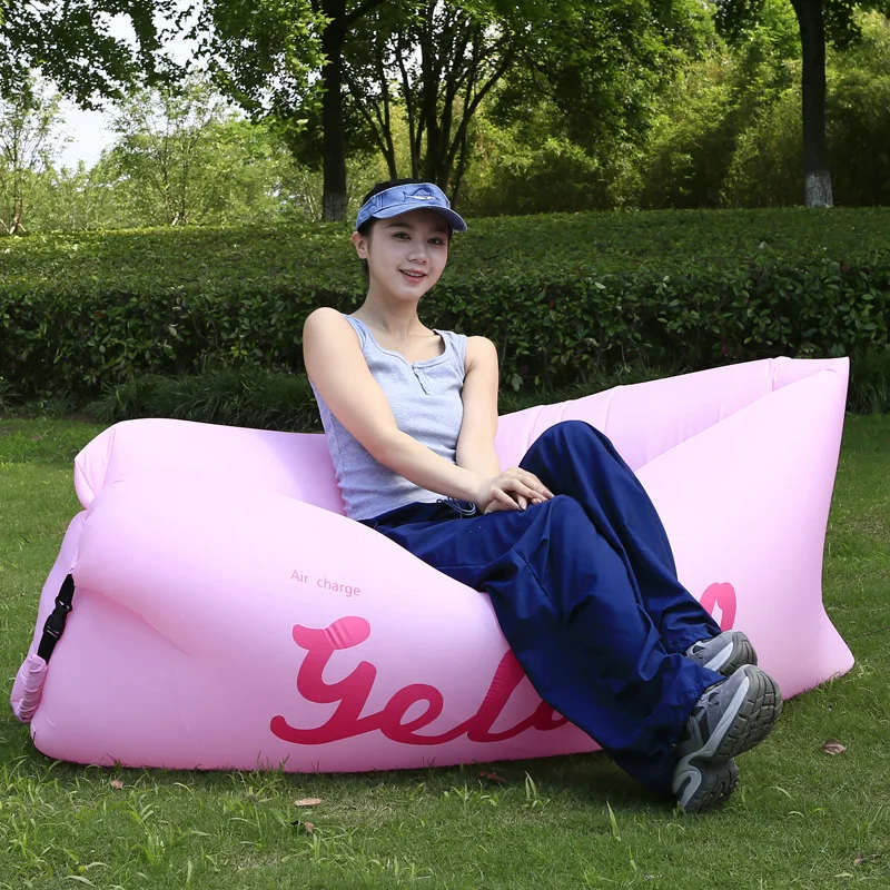 Outdoor portable lazy inflatable sofa Water beach Grassland park Air bed sofa toys inflatable chair Fast Infaltable Air Sofa