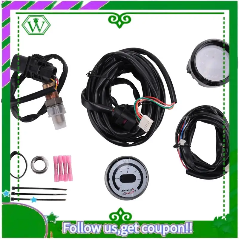 AC34-30-4110 UEGO Wideband O2 Air Fuel Ratio Gauge AFR 52Mm With 4.9 LSU Sensor