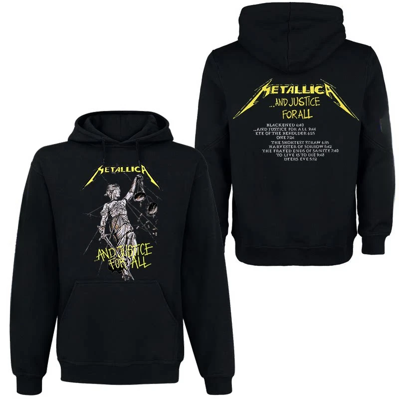 2026 Neues, seltenes METALLICA Rock Dark Style Album-Set, langärmeliges Kapuzensweatshirt für Herren und Damen aus Europa und Amerika – Detail 25