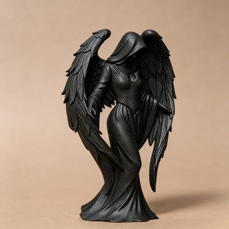 20cm Large Elegant Modern Minimalist Angel Statue Ornaments, Desktop Creative Sculpture Figures, Home Decoration Crafts view 3