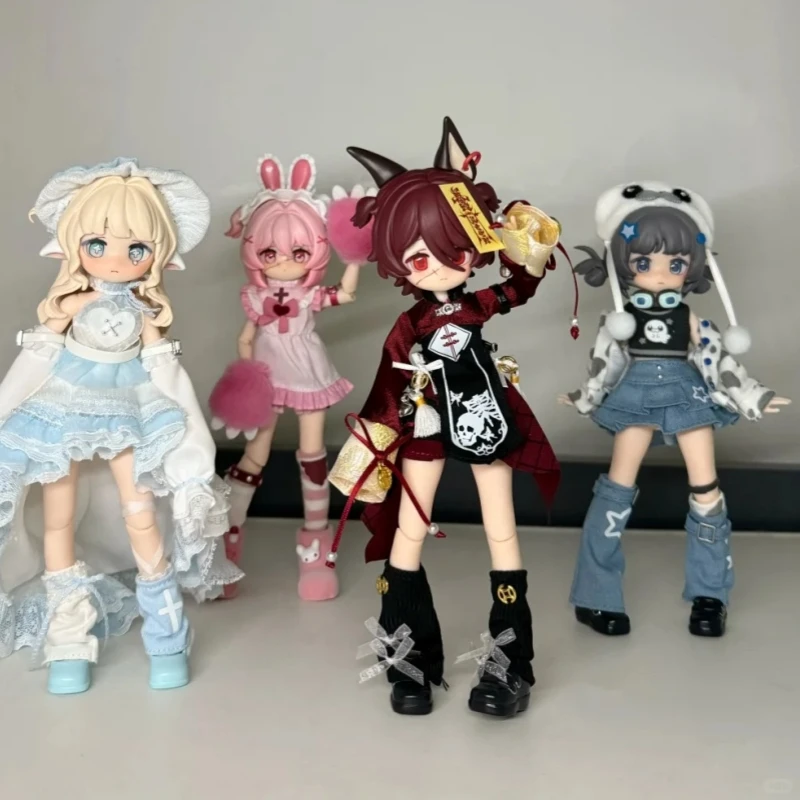 Freedom Claim Electronic Pet Series Bjd Blind Box Cute Animal Joint Movable Doll Trendy Toys Mystery Box Girl'S Gift In Stock