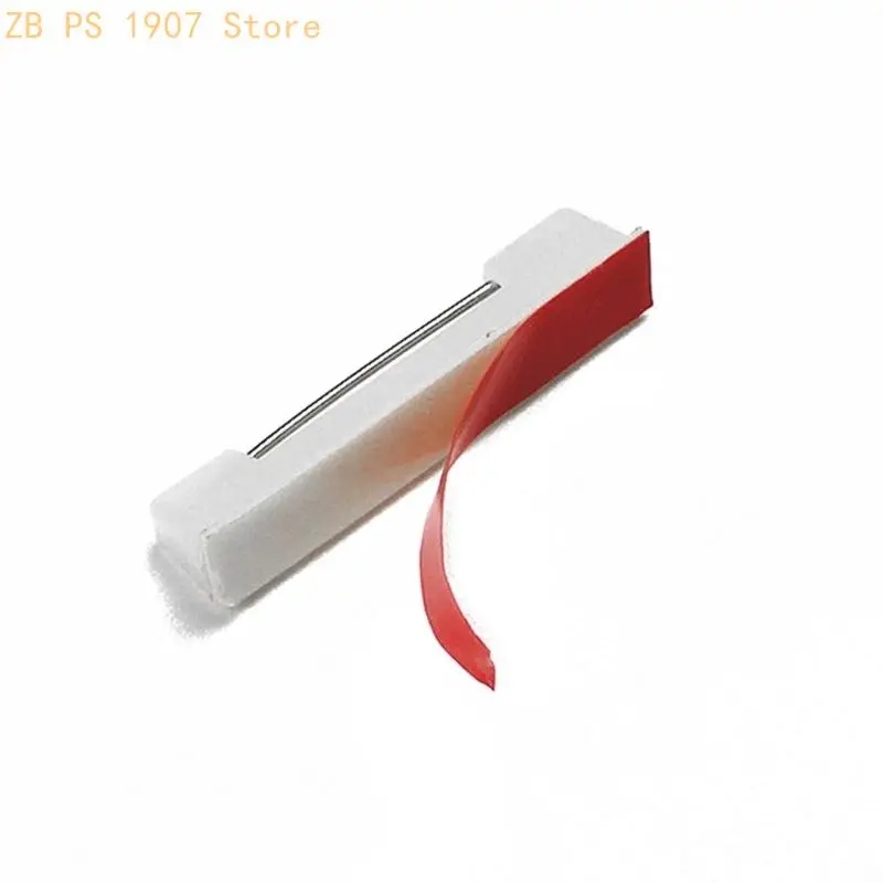 50 Pcs White Plastic Self-Adhesive Bar Pins Safety Pins for Name Badges 55KA