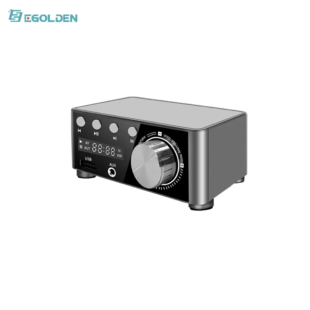 EGOLDEN M212 Bluetooth Digital Power Amplifier Board Class D Audio Amplifiers Mini Hifi Stereo Fever Audio MP3 Player