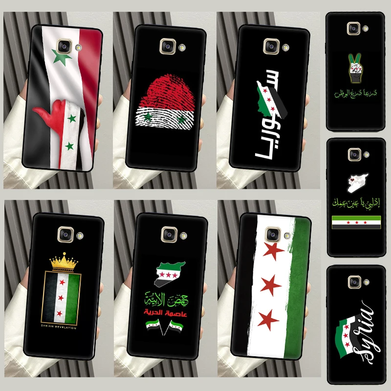 시리아 혁명 플래그 케이스, 삼성 갤럭시 J4 J6 2018 A6 A8 플러스 J8 A7 A9 J1 A3 A5 2016 J3 J5 J7 2017 커버