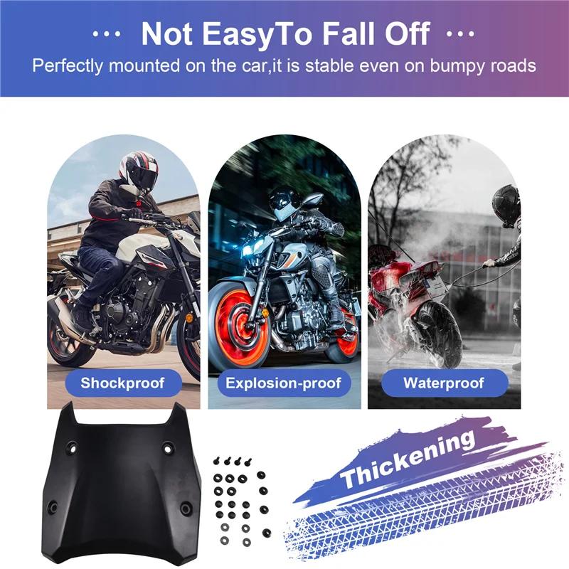 A80X-For BMW R1300GS حاجب الرياح شاشة ملحقات الدراجة النارية الزجاج الأمامي لسيارات BMW R1300GS #2