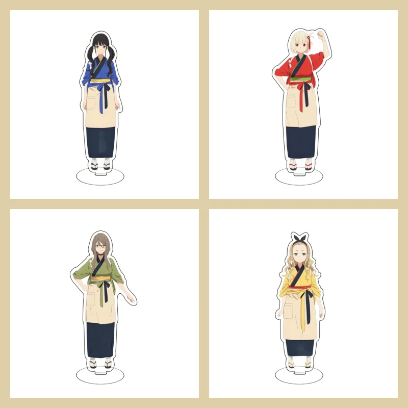 

Hot Anime Lycoris Recoil Inoue Takina Nishikigi Chisato Kurumi Acrylic Figure Stand Model Plate Room Ornaments Halloween Gifts