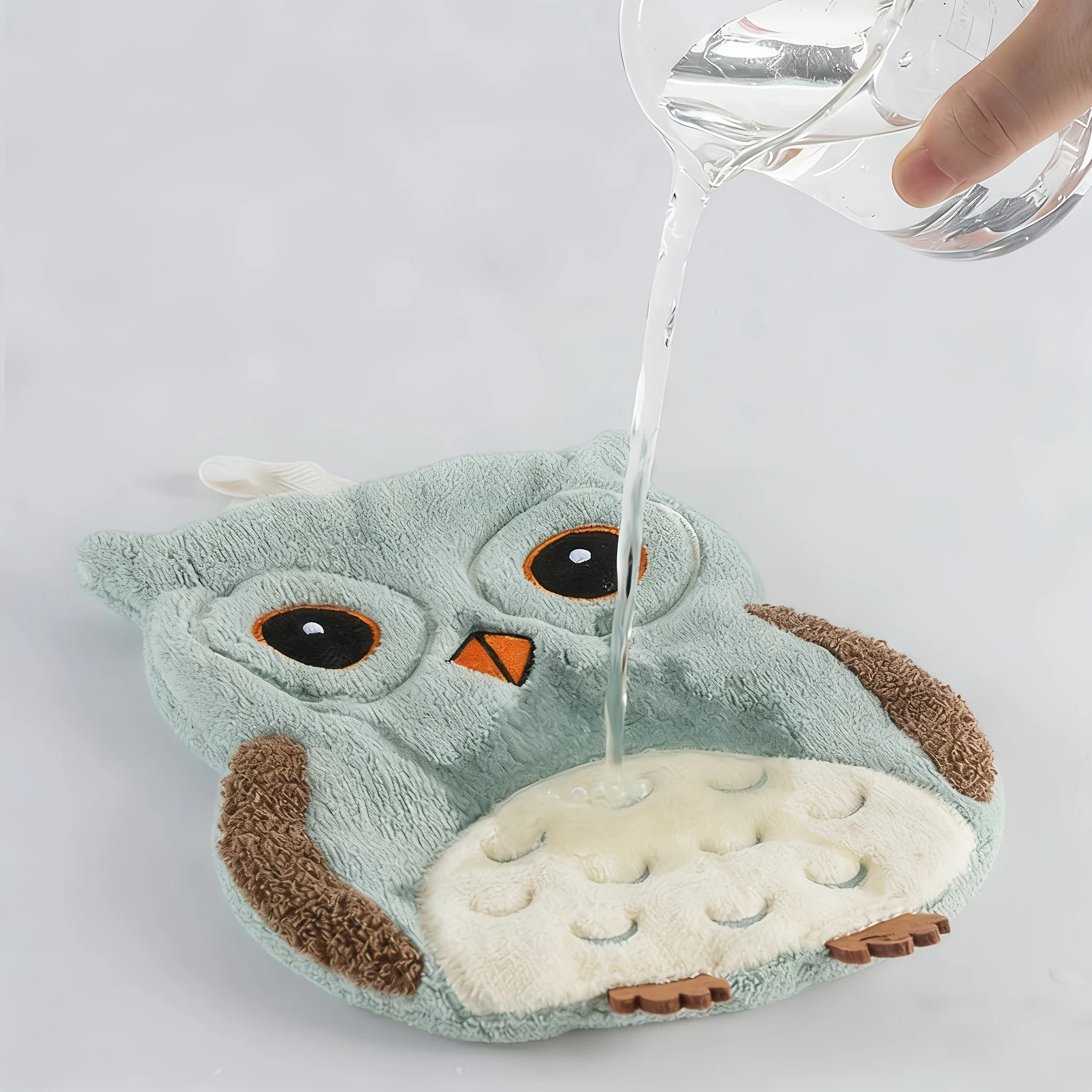 Owl-Patterned Hand Towels for The Bathroom, Designed to Be Hung, Lint-Free, Odor-Resistant, And Exceptionally Soft