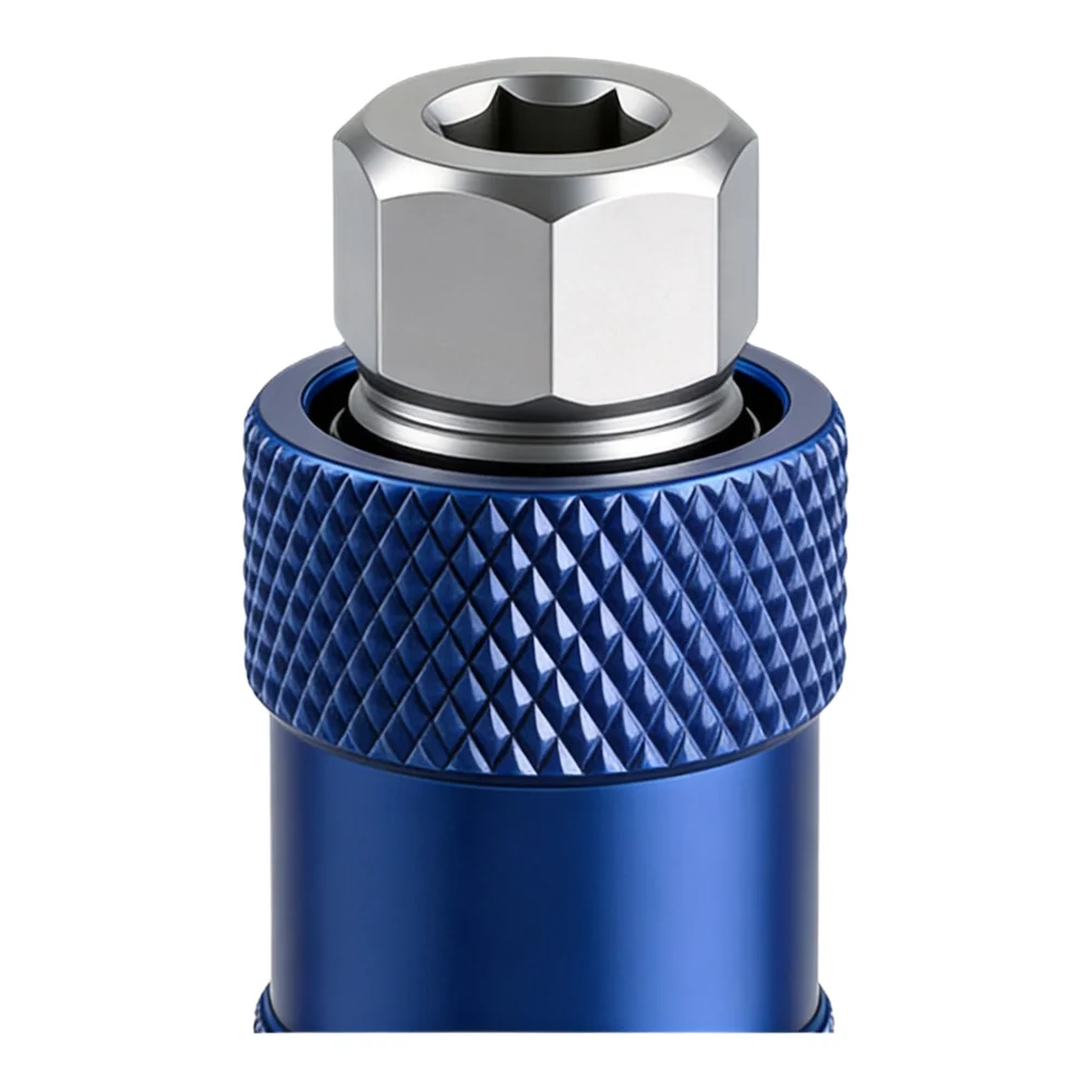 For DIY Repairs Drill To Screwdriver Chromium Vanadium Steel Adapter Drill Bit 6.35mm Hex Design Anti-slip Knurled Design