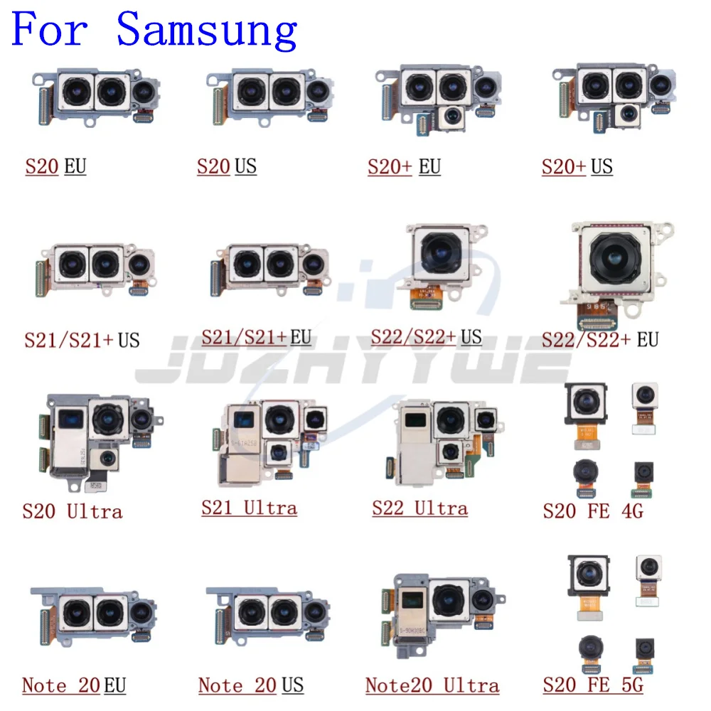 Full Set Back Facing Rear Camera Module Ribbon Flex Cable For Samsung Galaxy S20 FE S21 S22 Plus Note 20 Ultra 4G 5G