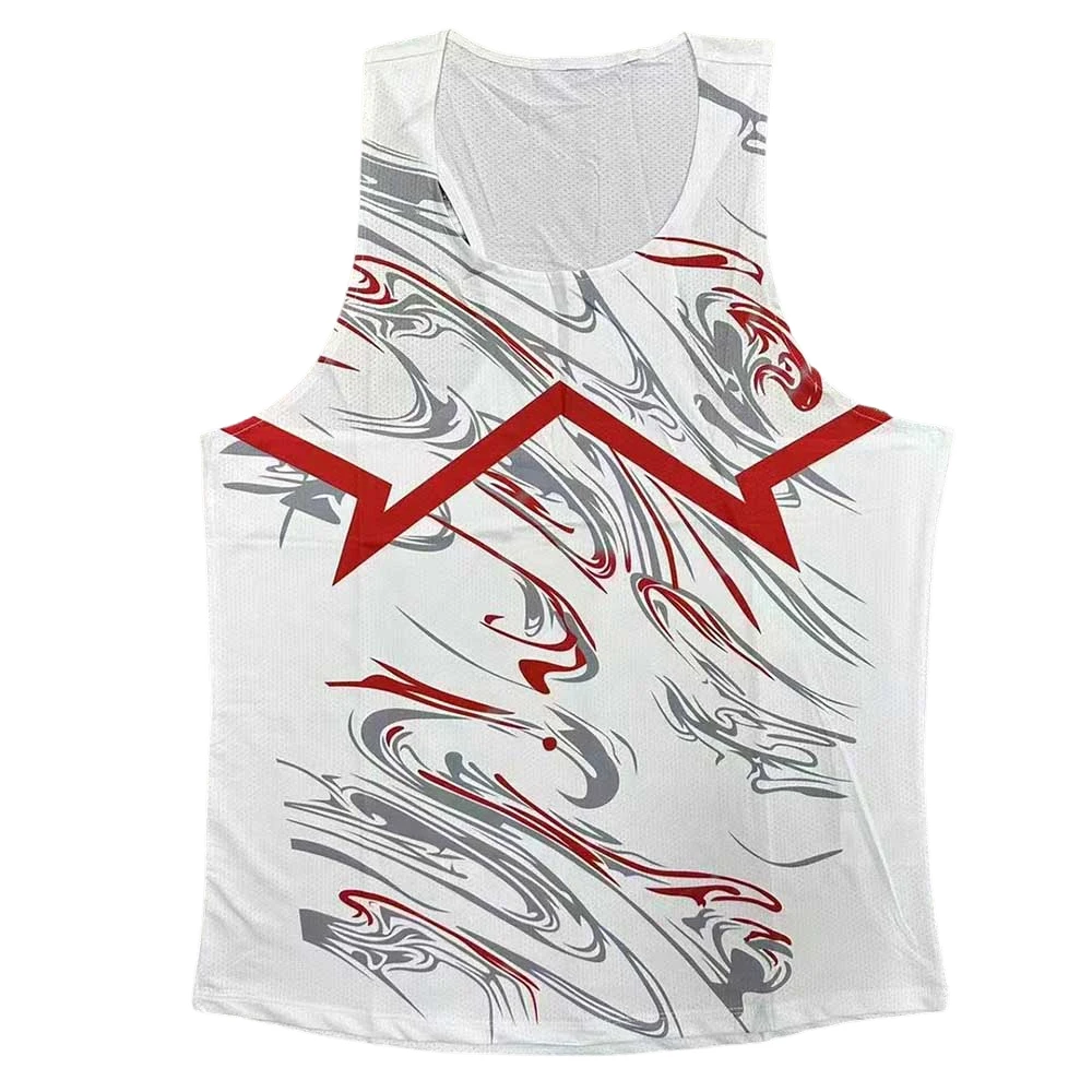 Summer Basketball Mesh Tank Lightweight Marathon Running Sport Vest Tops Track Field Training jersey shirt Vest Men's Clothes