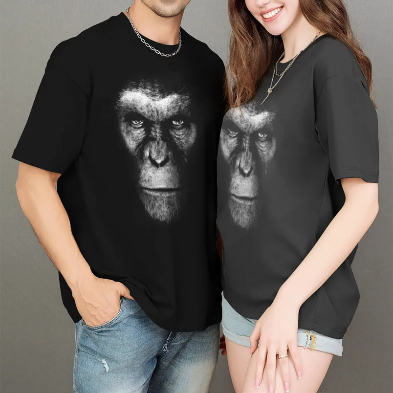 New Arrivals Orangutan Print Gorilla New Design Men's T-shirt Casual Tees Tshirts for Summer Men's Clothing Tops Graphic T Shirt