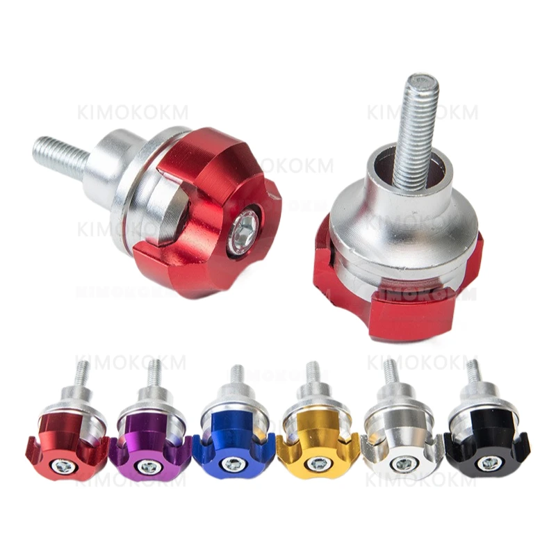 For Universal License Plate Decoration License Plate Bolts Anodized Aluminum Screw Cap License Plate Refit Screw Cap