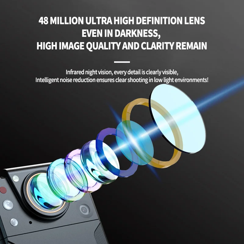 Philips original 2k corpo usado câmera GPS visão noturna 2000mAh 4.8MP 15H VTR8103