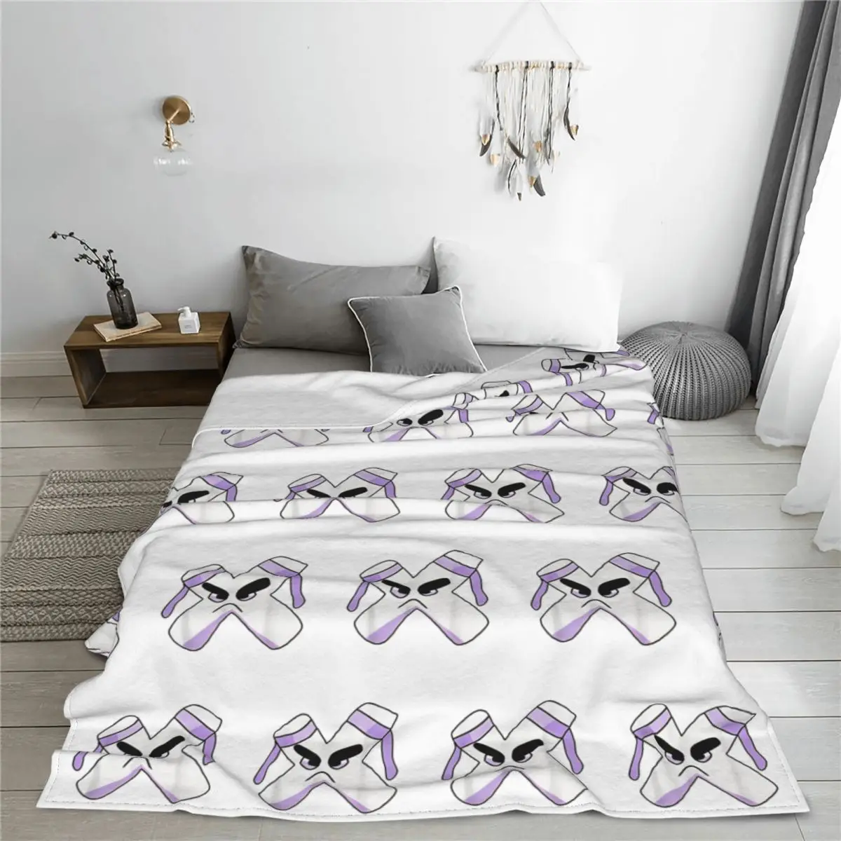 Villain Strong Letter X Alphabet Lore Flannel Blankets Awesome Throw Blankets for Home Hotel Sofa 125*100cm Quilt