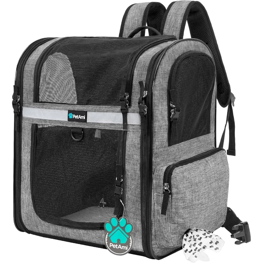 

Dog Backpack Carrier for Small Large Cat Pet Puppies Ventilated Pet Hiking Backpack Travel Bag Airline Approved Cat Backpack Ca