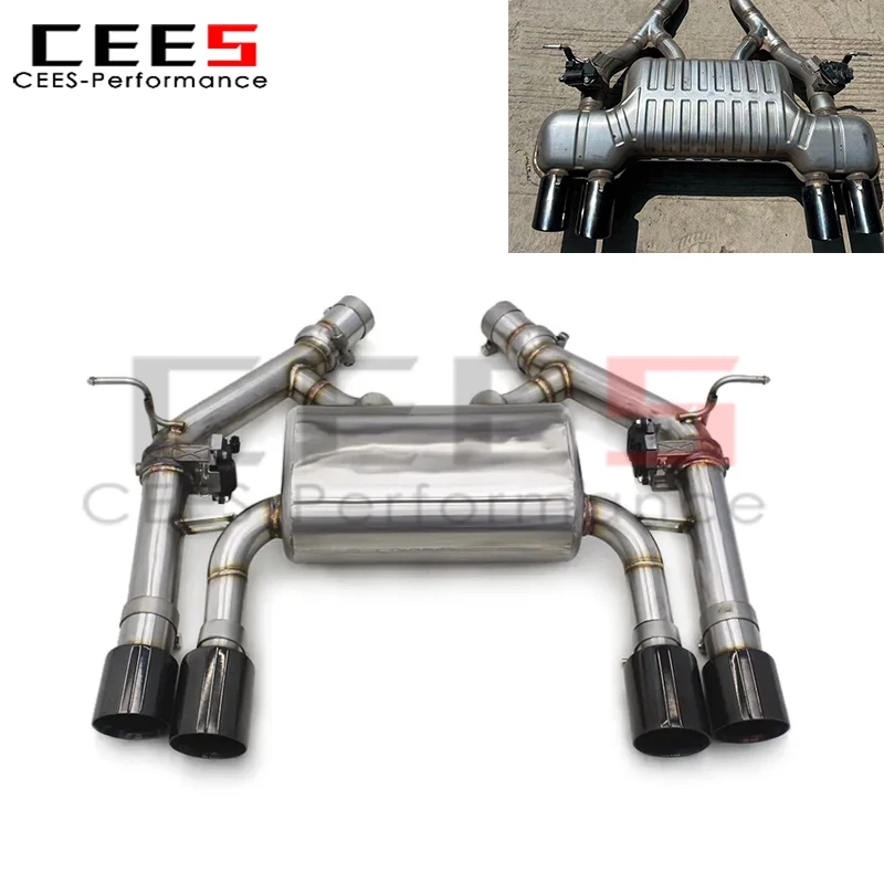 

cees Catback Exhaust System for BMW M3 F80/F82 3.0T (2014-2019) SUS304 Exhaust Pipe with Upgraded Electronic Tuning Valve