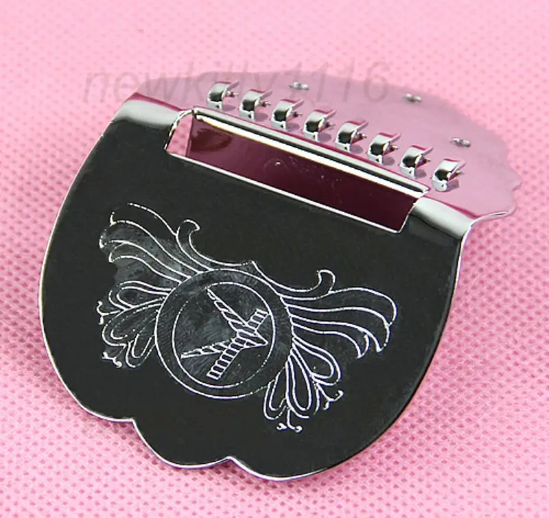 Neue Marke Saitenhalter Mandoline Gitarre überbackene kurze Chrom – Detail 1