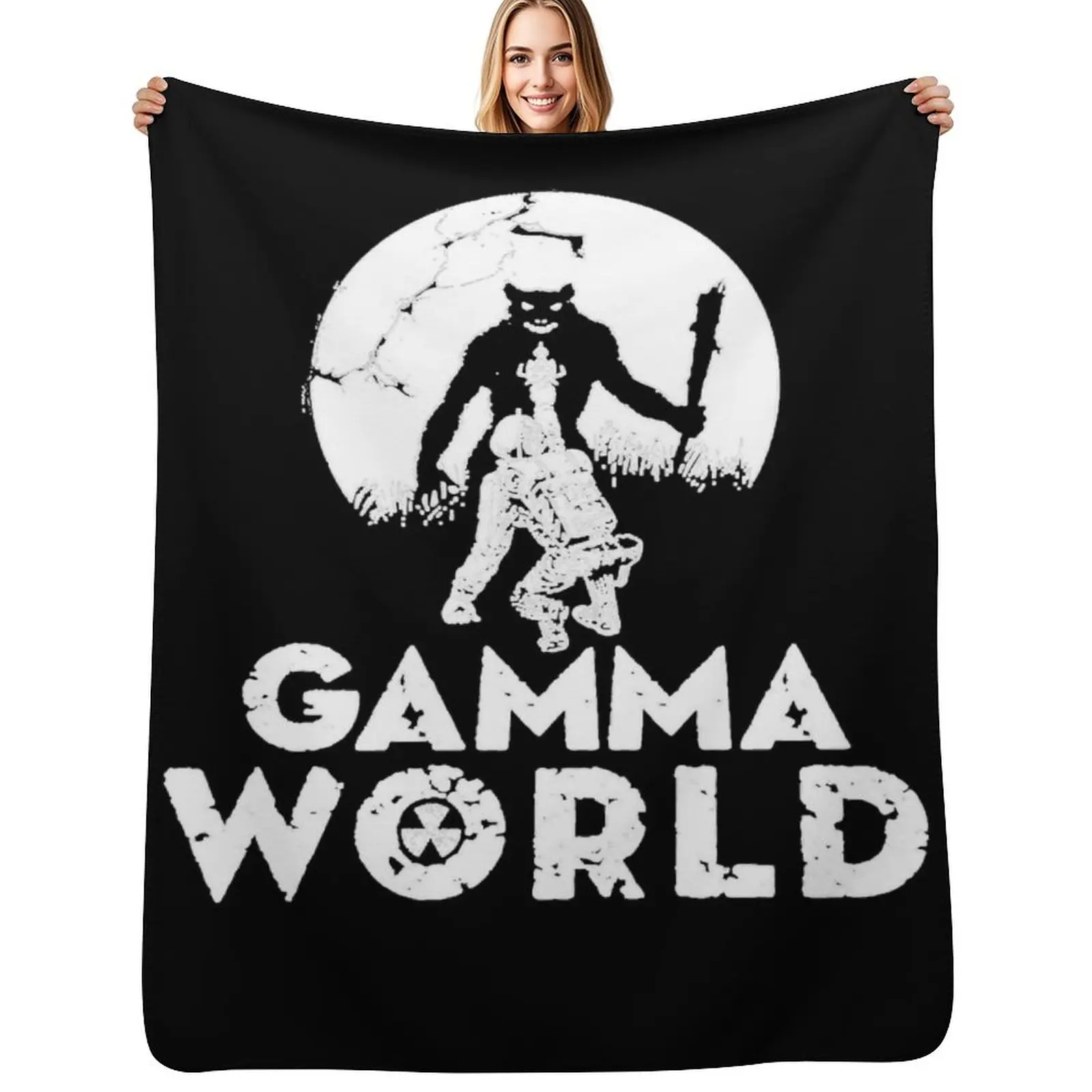 Gamma World Throw Blanket Ultra Plush Cozy Blanket for Napping Sleeping
