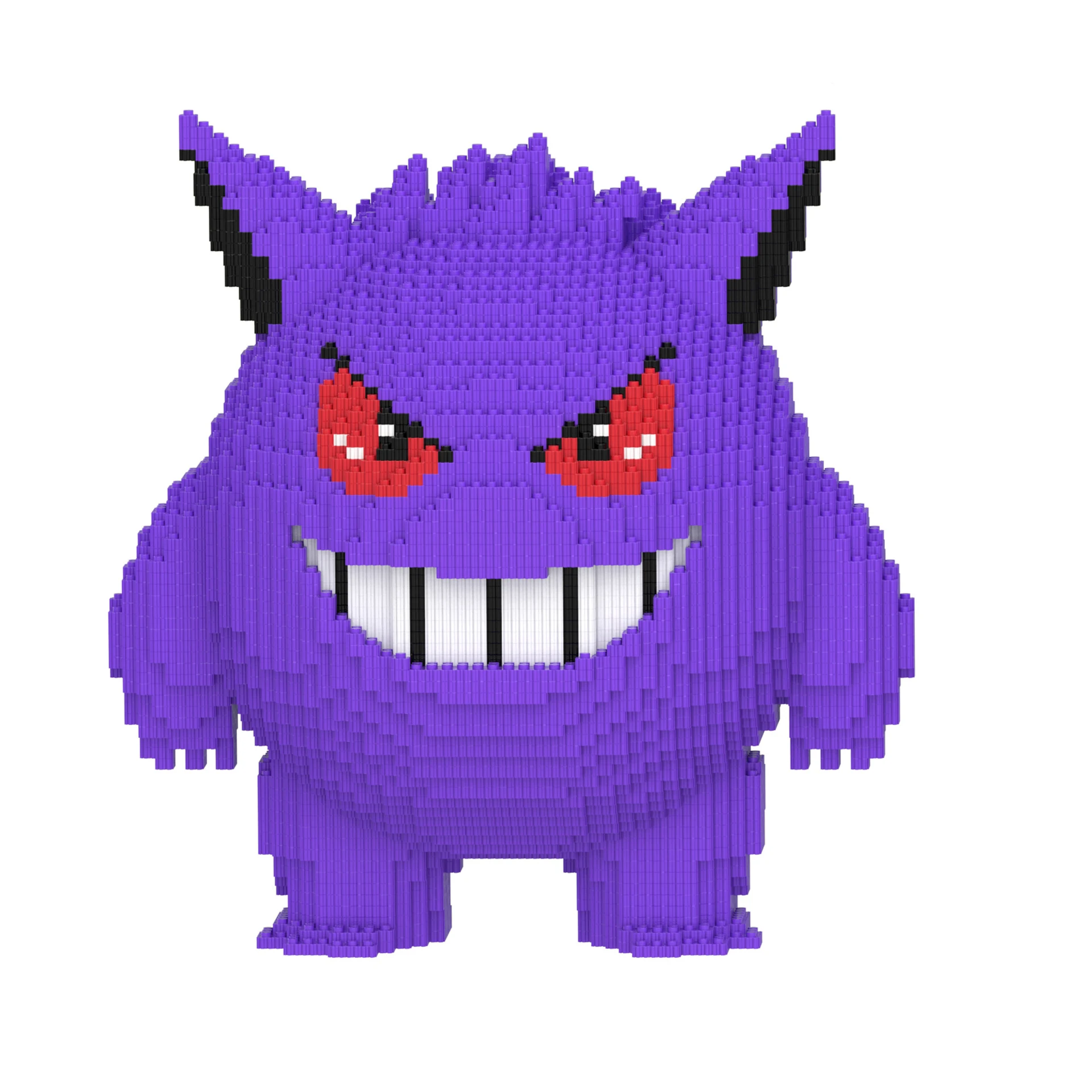 

Pokemon Gengar Building Block Bulbasaur Charmander 3D Model Assembly Connection Mini Brick Figure Toys for Home Decora