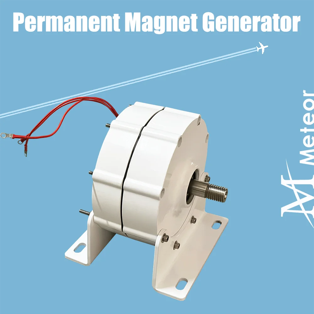 Imagem -06 - Gerador de Ímã Permanente Gearless Baixa Velocidade Fases 12v 24v 48v 3000w Uso para Tratamento de Água e Energia Eólica