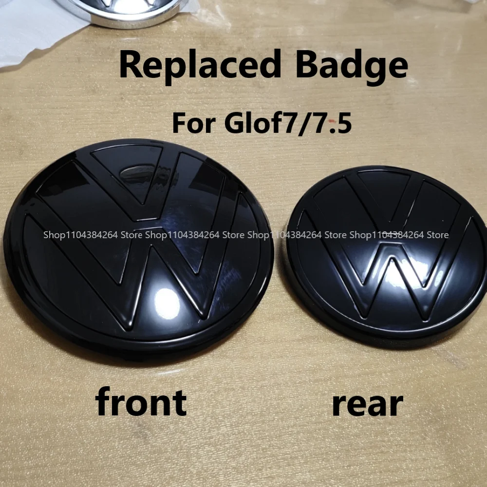 

Modified Replacement Models Front Grille Logo Emblem Badge and Rear Trunk Badge For Golf 7 MK7 Golf 7.5 MK7.5 GTI