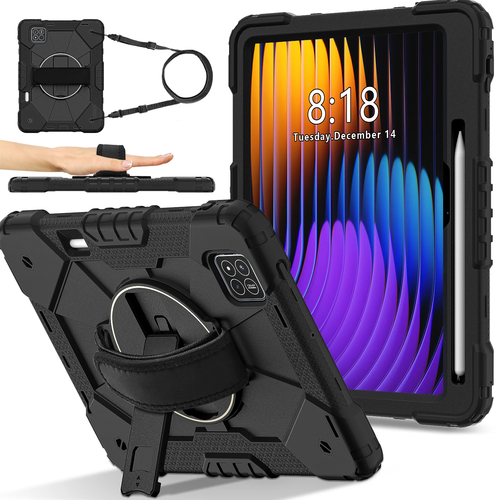 Tablet Protective Case A2 Model Suitable for Xiaomi Pad7/Pad7 Pro (2024) with Satchel Stand 10 Colors Available