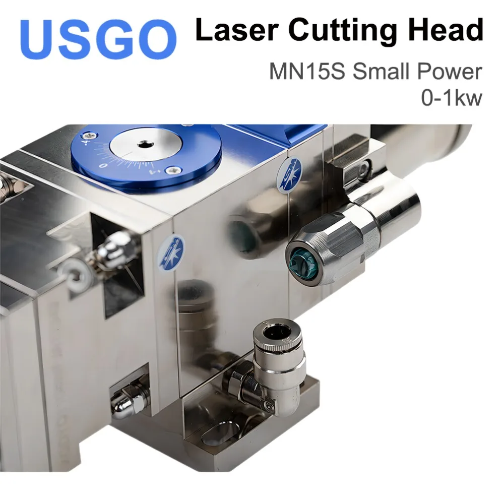 WSX Fiber laser cutting head 0-1KW MN15S Small Power Max Laser Power 1000W Focal length 75mm / 100mm for Metal Cutting