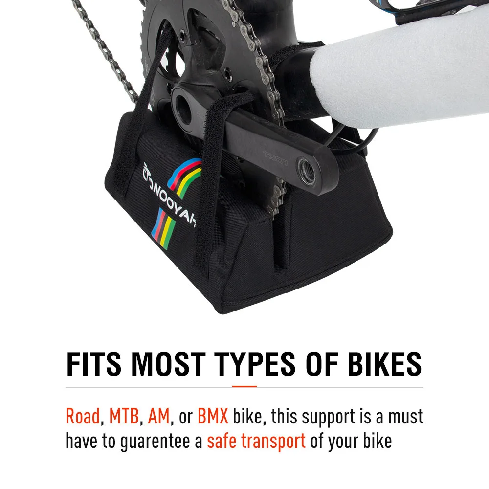 NOOYAH Fahrradtasche Fahrrad-Transportschutz-Set Fahrradrahmen-Schutzabdeckungs-Kit Fahrradzubehör Kurbelgarnitur-Pad Kettenblatt-Stützpolster – Detail 11