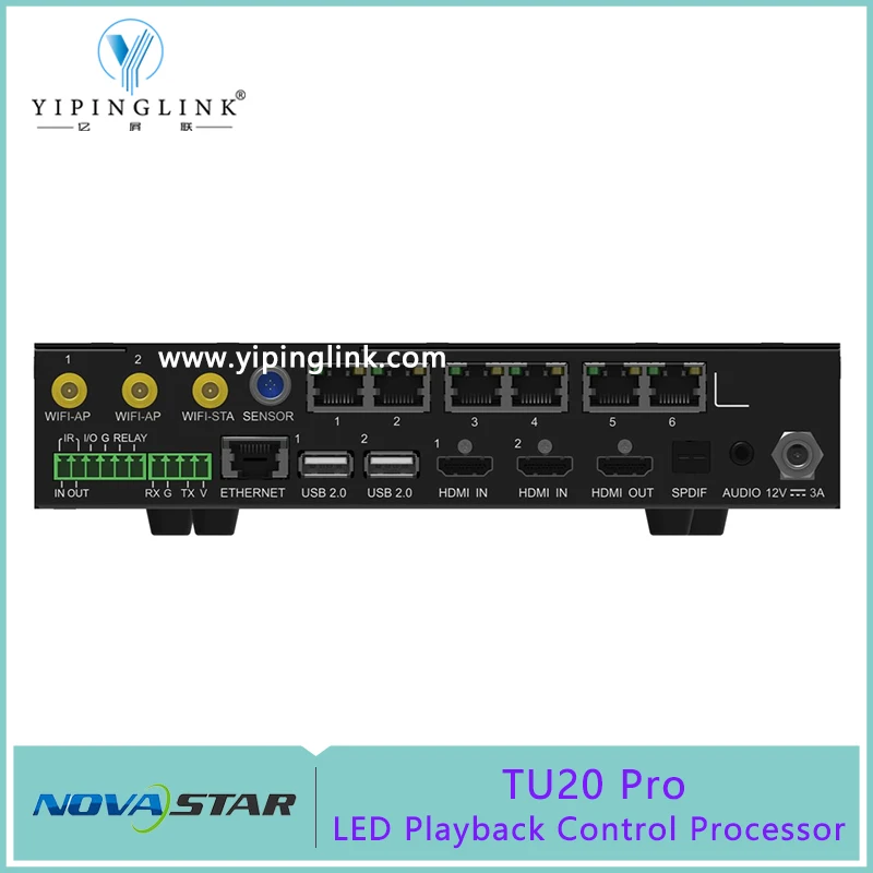 Novastar TU20 Pro LED Playback Control Processor Supports Wireless Screen Mirroring For LED Video Wall