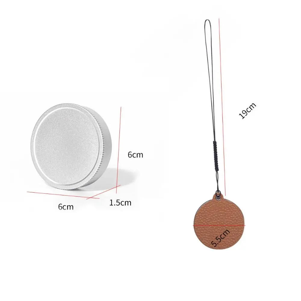 Instant Camera Lens Cover Dustproof with Lanyard For Fujifilm Instax Wide Evo Camera Anti-Scratch Lens Cap Anti-lost Leather
