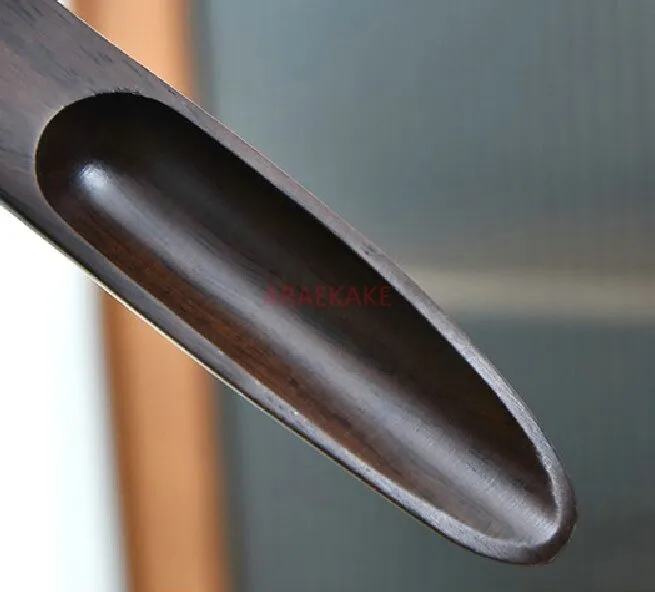 ملعقة شاي من خشب الصندل الأسود، مجرفة شاي، ملعقة شاي، ملعقة شاي واحدة لقطع وتقسيم الشاي، ملعقة شاي، مجرفة شاي، طقم شاي