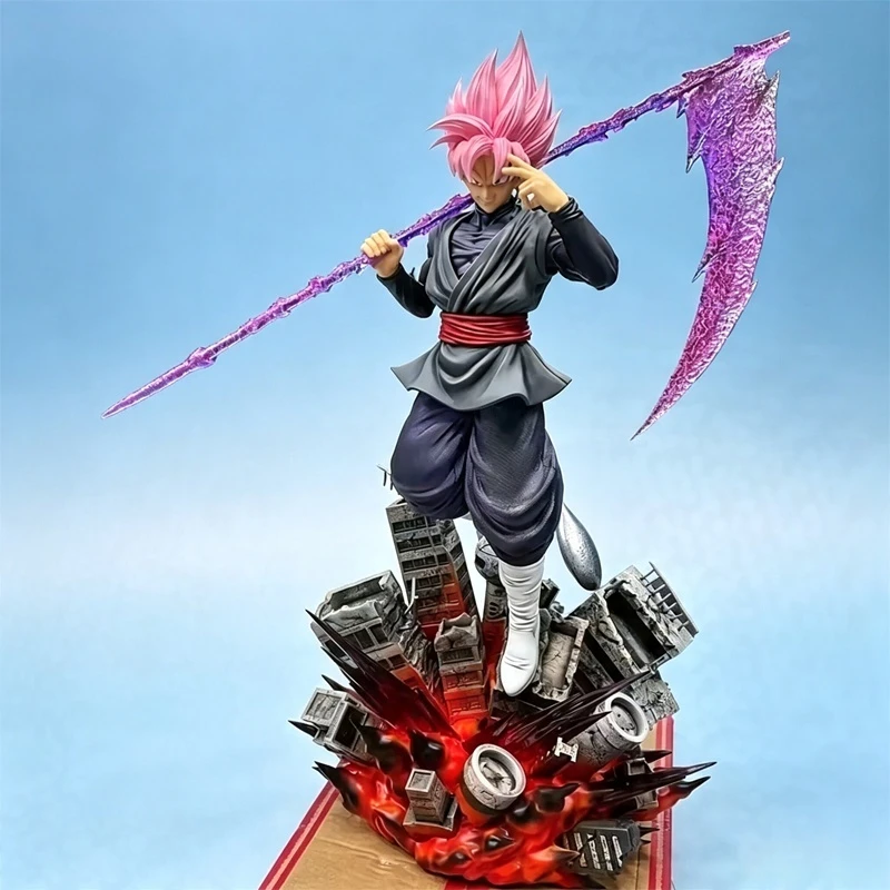 

In Stock Jt Studio Toys Dragon Ball Anime Figure Zamasu Figure 1/6 Goku Black Pvc Statue Decor Ornament Collection Model Gifts