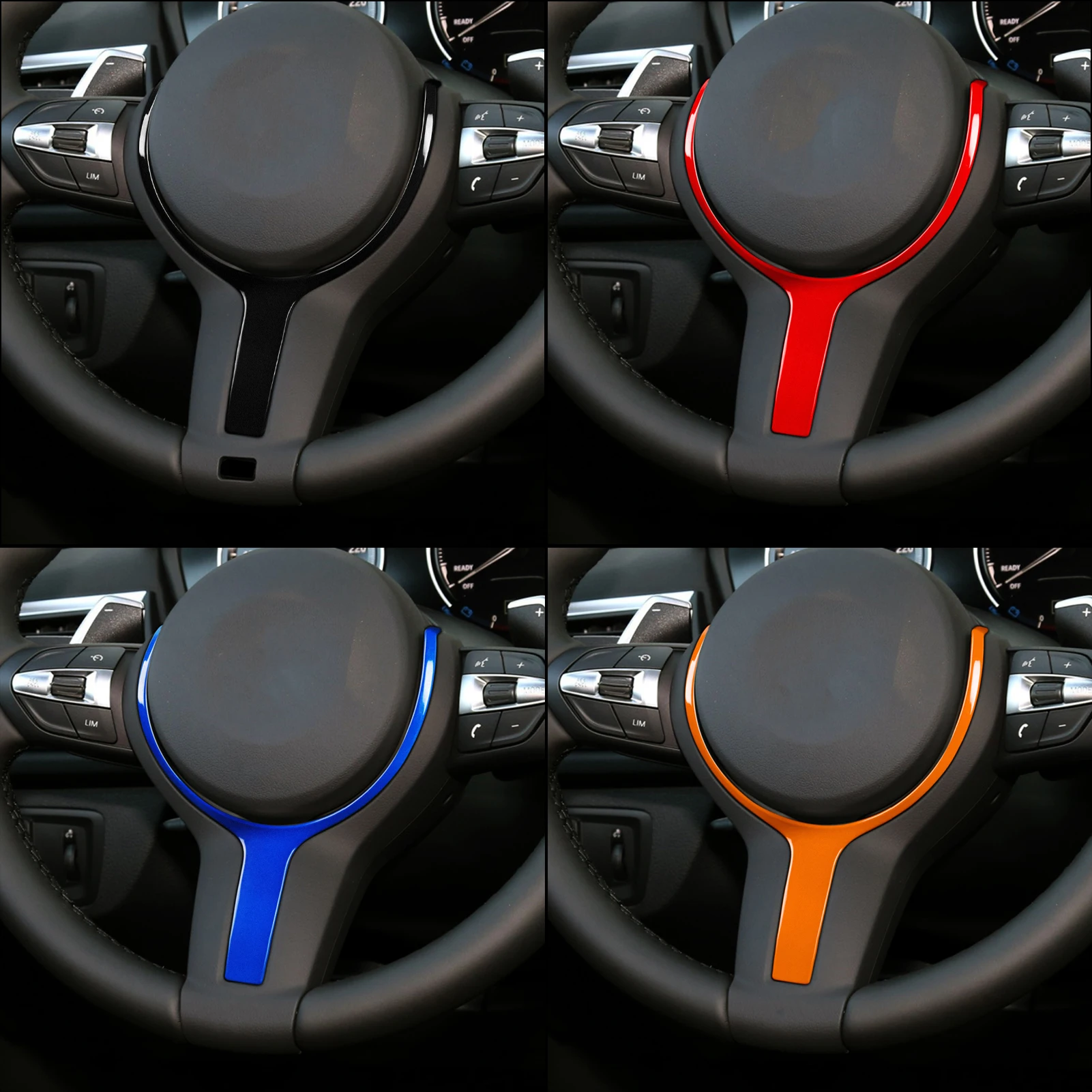 M Sport Steering Wheel Trim Replacement For BMW F20 F22 F30 F31 F32 F33 F35 F36 F10 F06 F12 F13 F15 F16