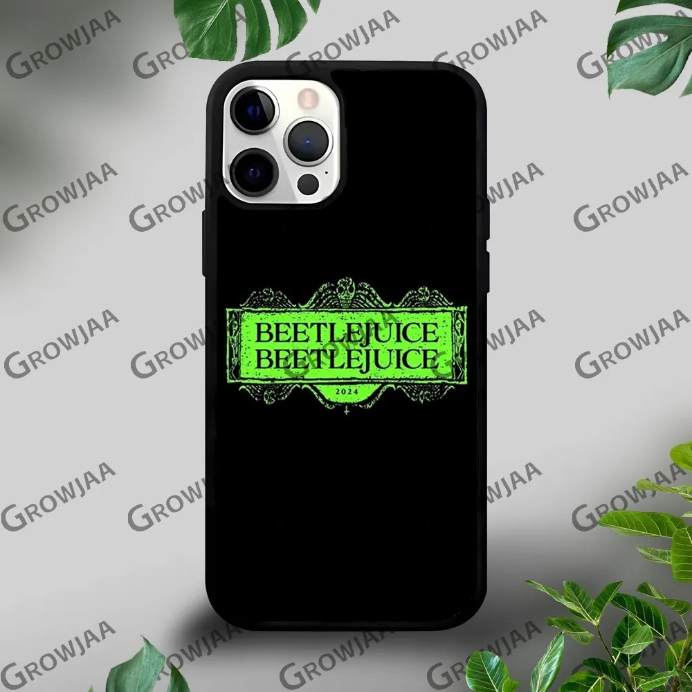 B- Beetlejuices Movie Phone Case For iPhone 16 15 14 13 12 11 Pro Xs Max Mini Plus Celulares Hard Funda