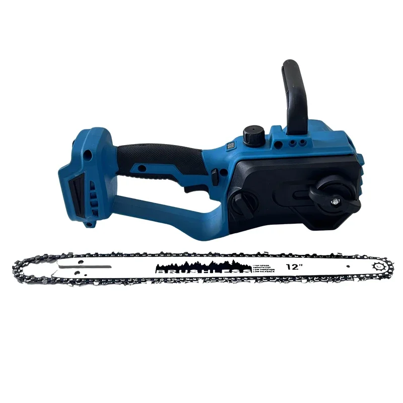 마키타 12인치 무선 블루 전기 체인톱 600W 핸드헬드 브러시리스 목공용 체인톱 파워 툴 마키타 18V 배터리용