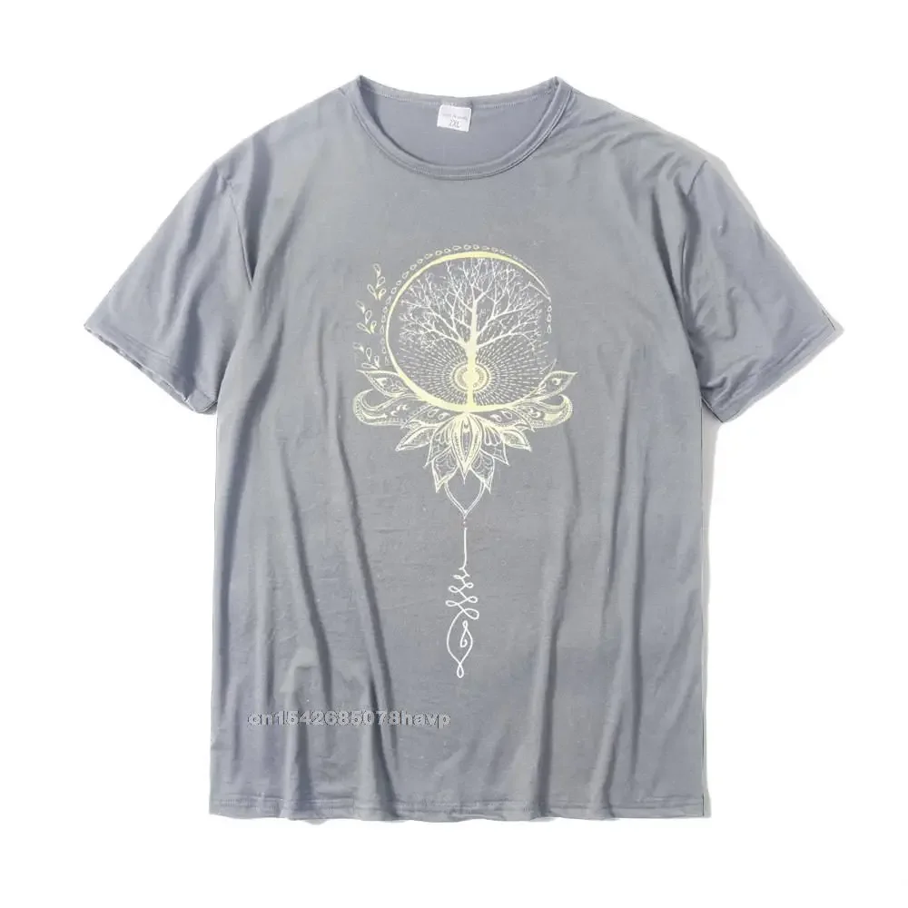 

Футболка Mandala Lotus Unalome Tree of Life, летние хлопковые семейные топы, рубашки со скидкой, мужские и женские футболки с принтом