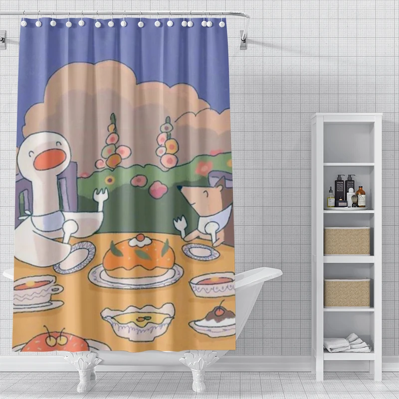 Home shower curtains for bathroom waterproof fabric bathroom Curtains Anime animal style modern shower curtain 180x200 90x180