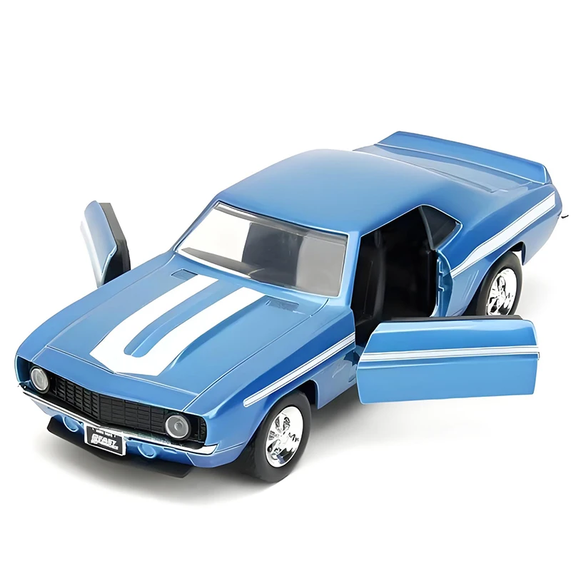 JADA 1:32 Camaro 1969, legering auto, gegoten en speelgoedvoertuigen, automodel, miniatuurschaalmodelauto voor kinderen