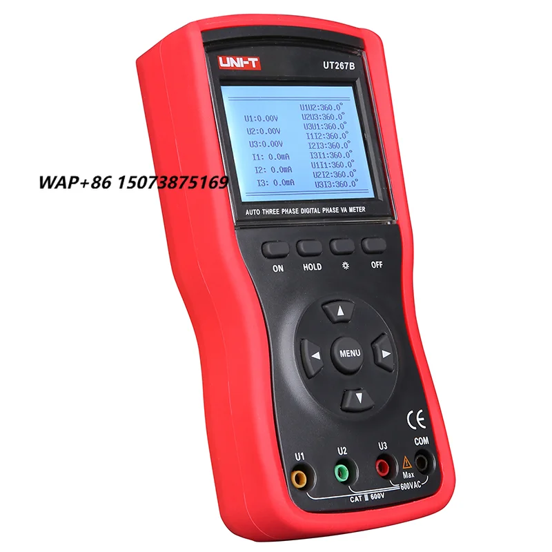UT267B Factory Direct Sales Car Capacitance Detector AC/DC Resistance Multimeter Professional Accurate Digital Display