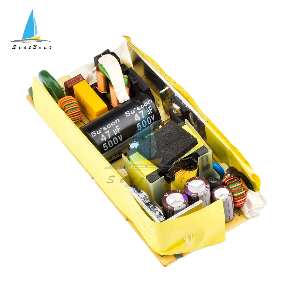 AC-DC 12V 5A Modulo di Alimentazione Switching Circuito Nudo 100-240V a 12V Regolatore di Tensione della Scheda per Sostituire/Riparazione