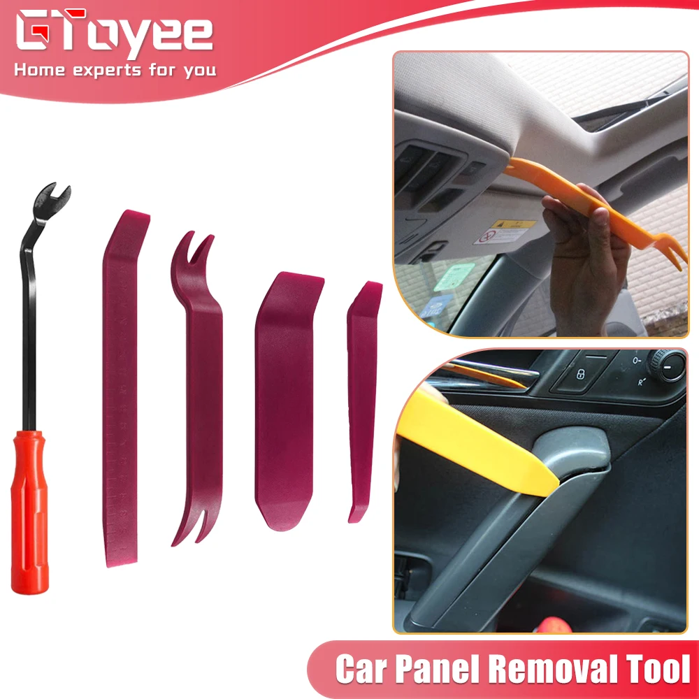 Auto Deur Clip Panel Trim Removal Tools Kits Navigatie Bladen Demontage Plastic Auto Interieur Wip Conversie Repareren Tool