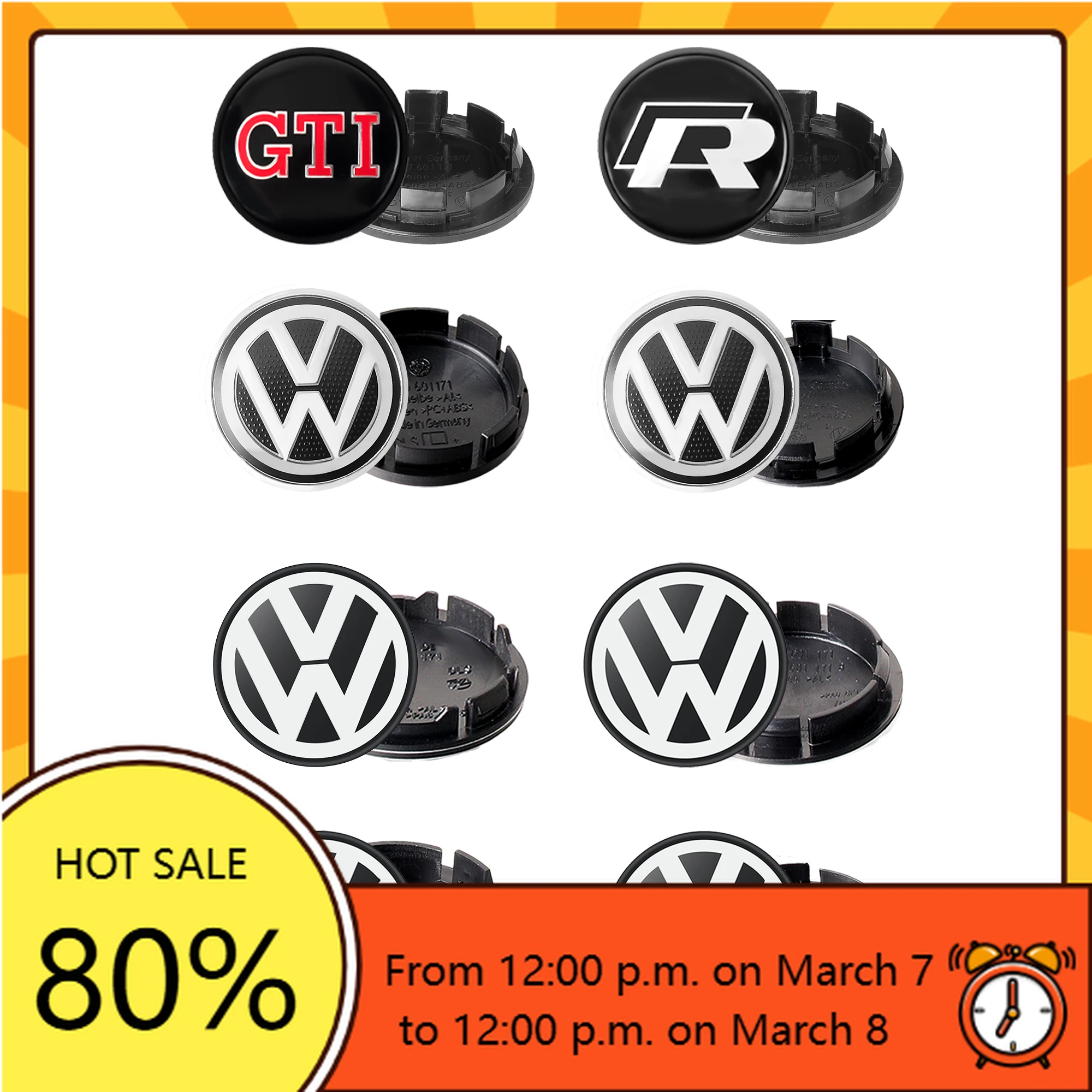 

Для VW Volkswagen Jetta MK5 Golf 4 шт. 56/60/65/66 мм для Volkswagen VW оригинальные колпаки, центральная крышка колеса автомобиля, декоративная наклейка