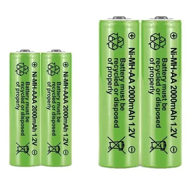 نيكل 1.2 فولت - بطاريات هيدروجين AA/AAA 200 مللي أمبير قابلة لإعادة الشحن - لألعاب RC والساعات والمصابيح LED والخلايا الشمسية #2