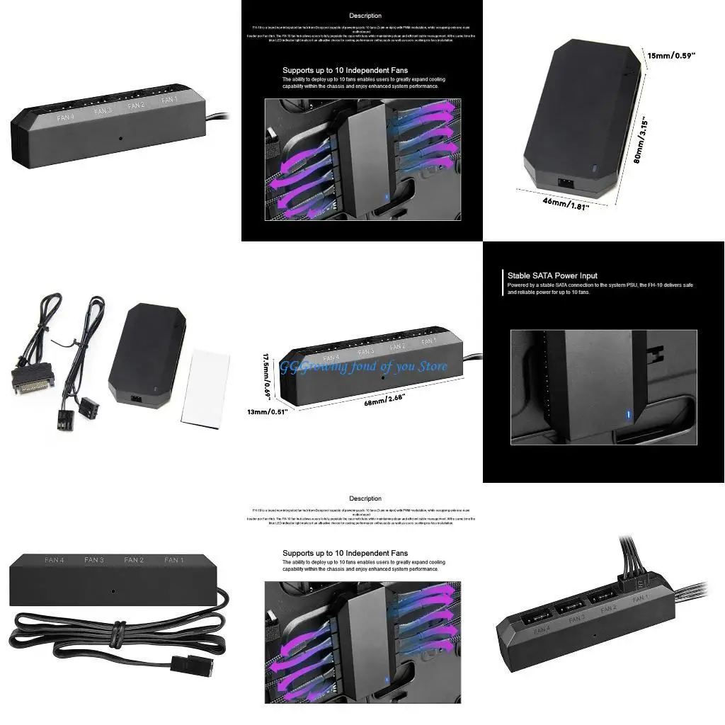 H9EB 4/10-Port Fan …