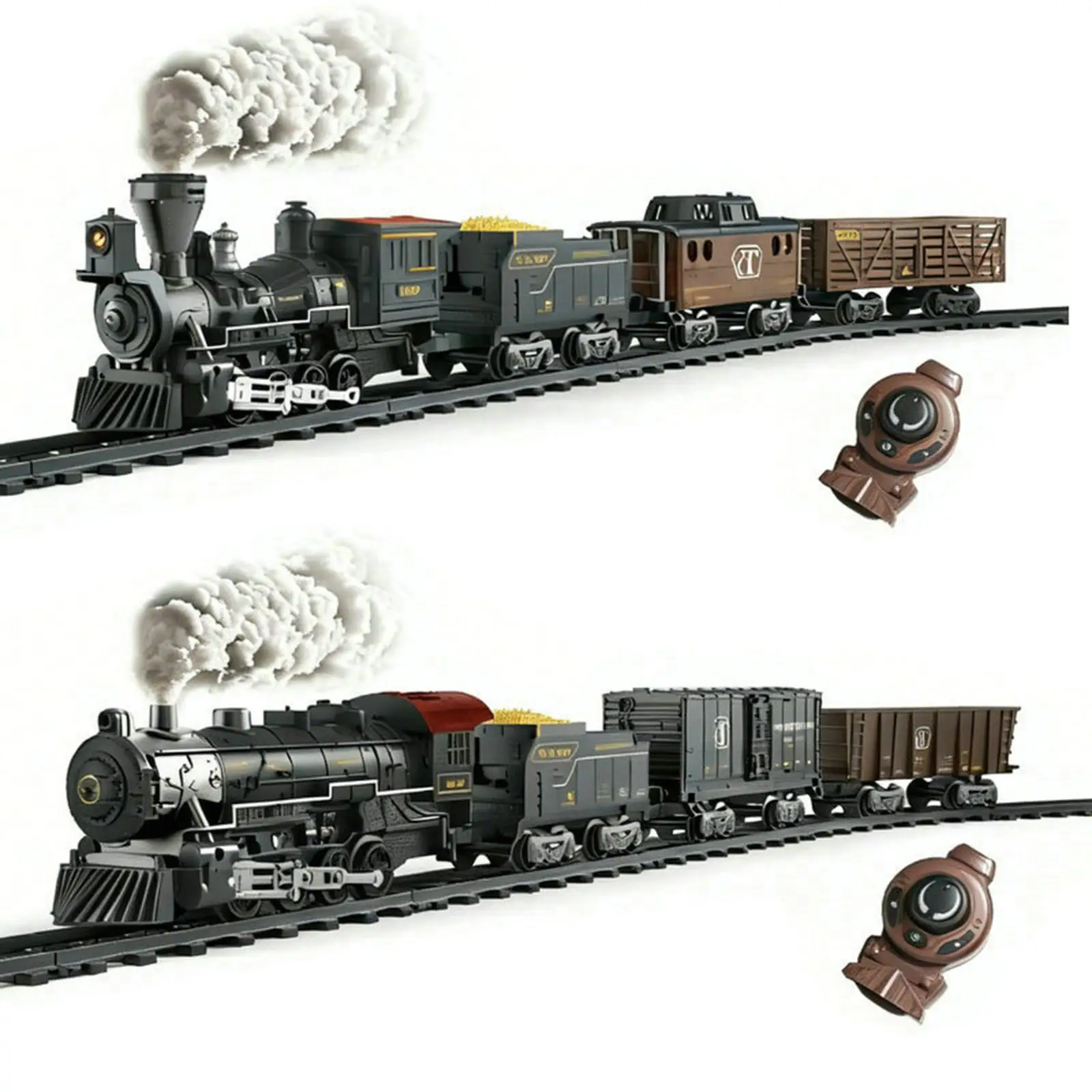 

Electric Train Toy Steam Train Set for 3 4 5 6 7 8 + Years Old Kids Children