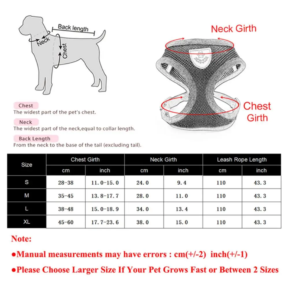 Safe Premium Adjustable Cat Harness and Leash with Anti-Escape Neck Belt Vest for Kitten Small Dogs Other Animals Pet Supplies